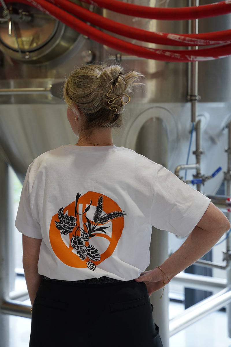 Othmar Shirt Wit - met rugdesign